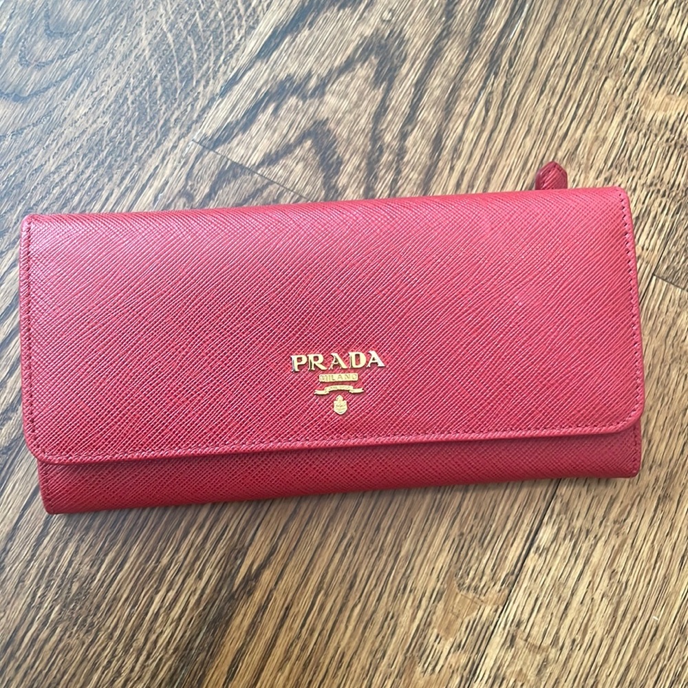 Prada long wallet